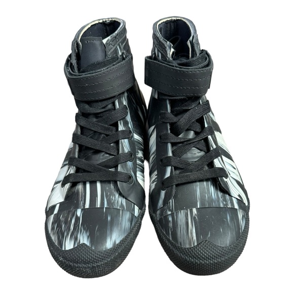 HUNTER Nightfall Original Rubber Boots Size UK 6/ US 7.5-8 Marbled Black & White - Picture 3 of 9